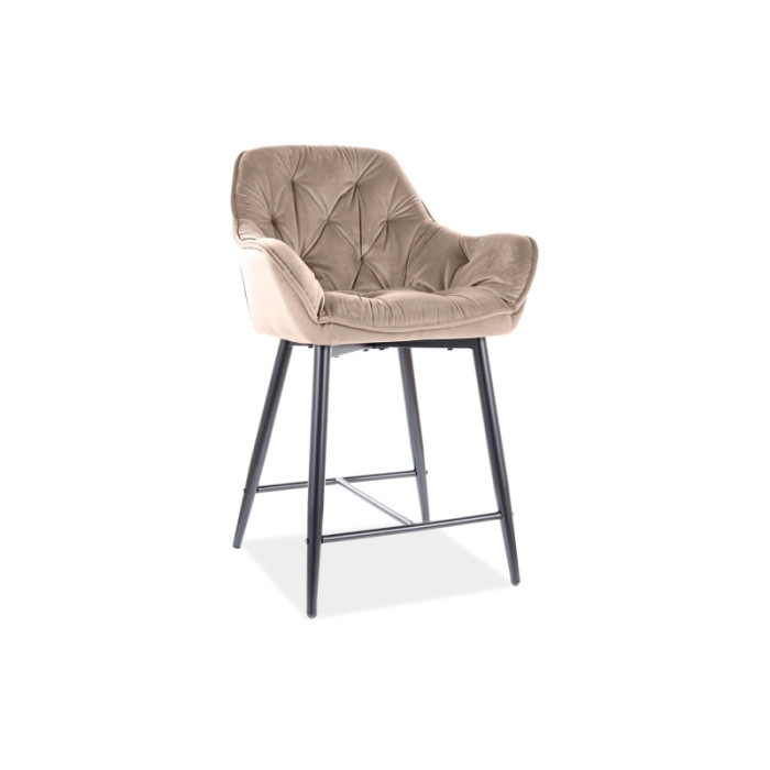Taburete de media barra Karsten H-2 (Velvet)